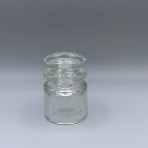 Clear Glass Hemingray Vintage Insulator 18-56 T.S.